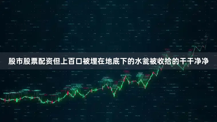 股市股票配资但上百口被埋在地底下的水瓮被收拾的干干净净